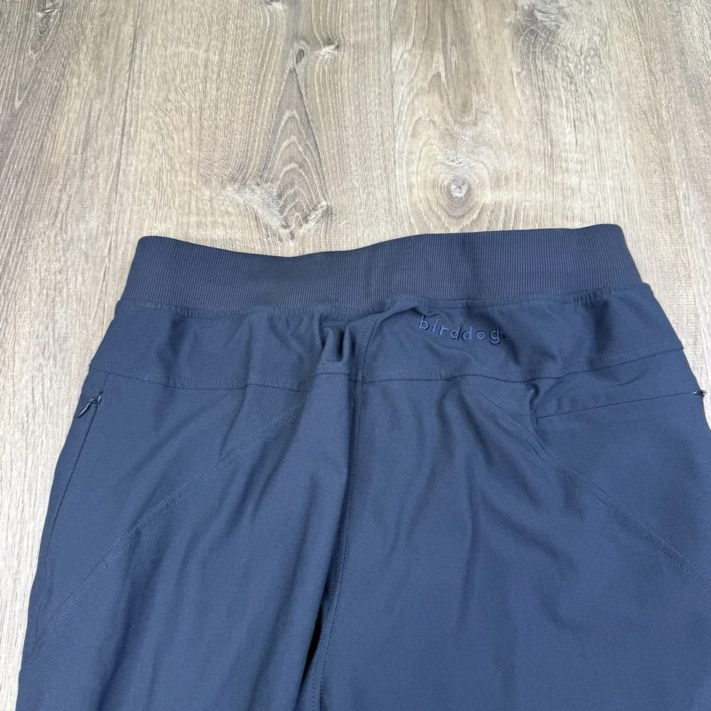 Birddogs Performance Gym Drawstring Boomstick Jogger Pants Size Large Navy Lined